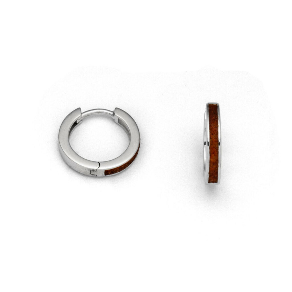 DUR Schmuck Creole MARINA Bernstein, Silber 925/- rhodiniert (O5246)