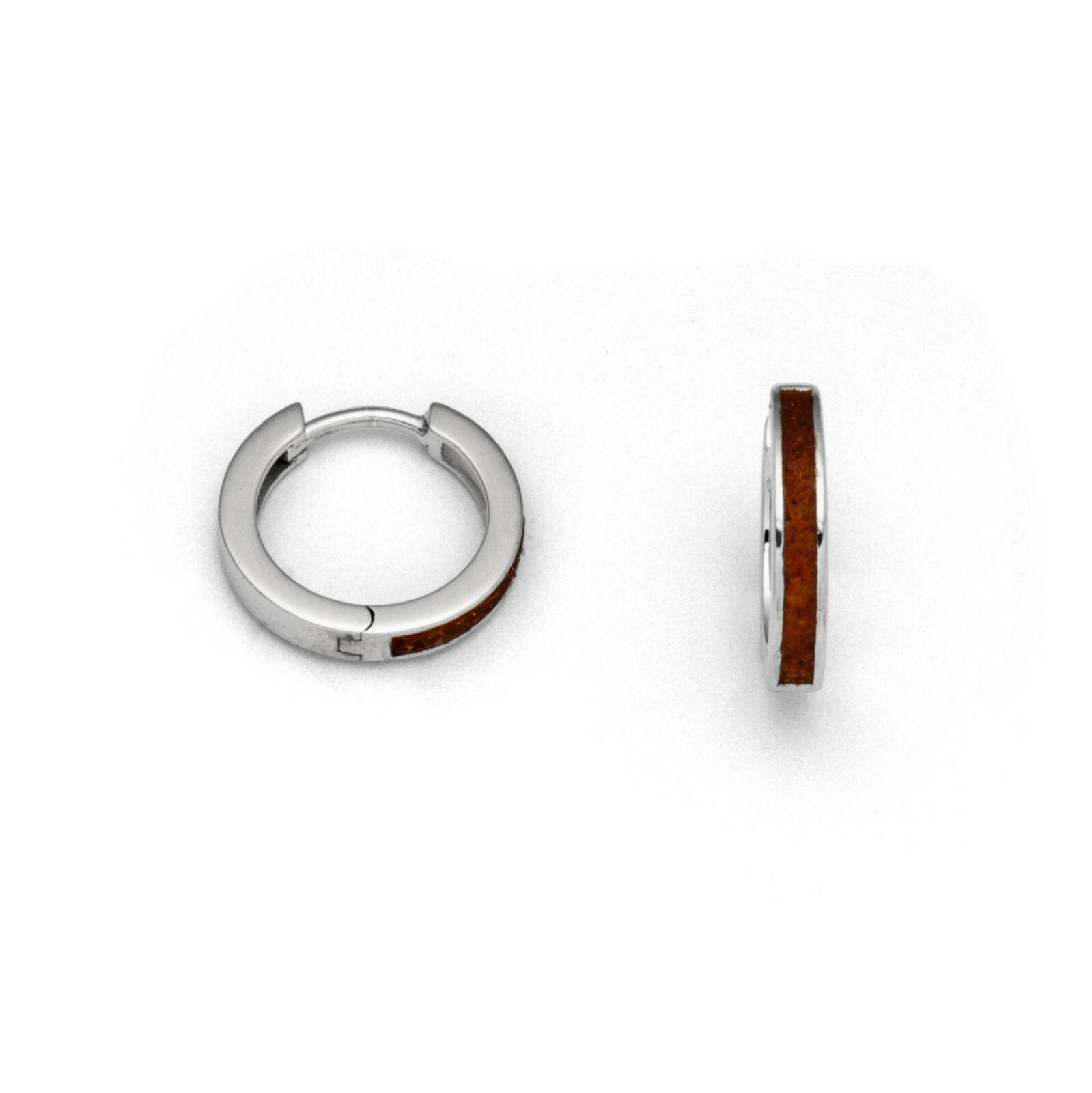 DUR Schmuck Creole MARINA Bernstein, Silber 925/- rhodiniert (O5246) – Bild 1