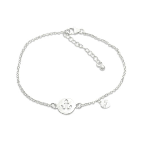 DUR Armband ANKER Silber 925/- ca. 16,5cm + 3cm Verlängerung (A1565)