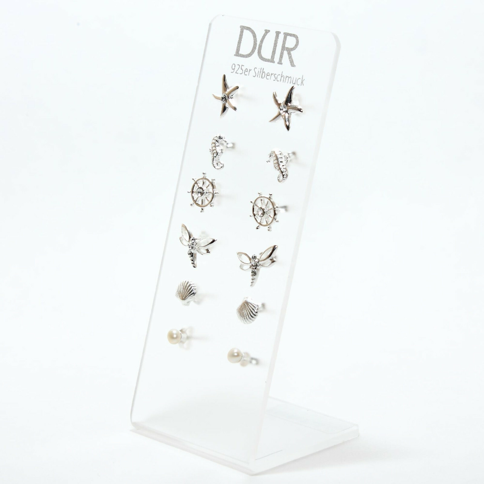 DUR Schmuck Ohrstecker Motiv wählbar Silber 925/- (S1381) – Bild 1