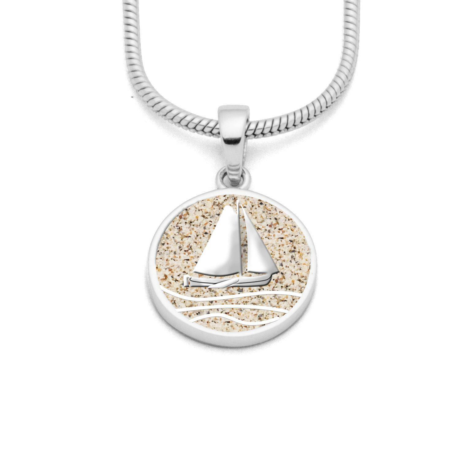 DUR Schmuck Anhänger AHOI Strandsand, Silber 925/- rhodiniert (P3709 ) – Bild 1
