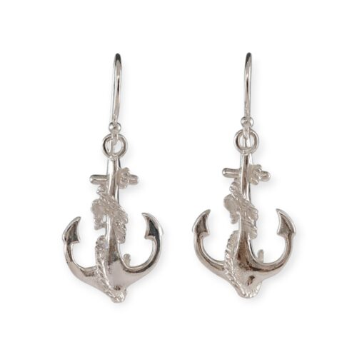 Maritimer Ohrstecker Anker Silber 925/- 22x13mm – (EP1898)