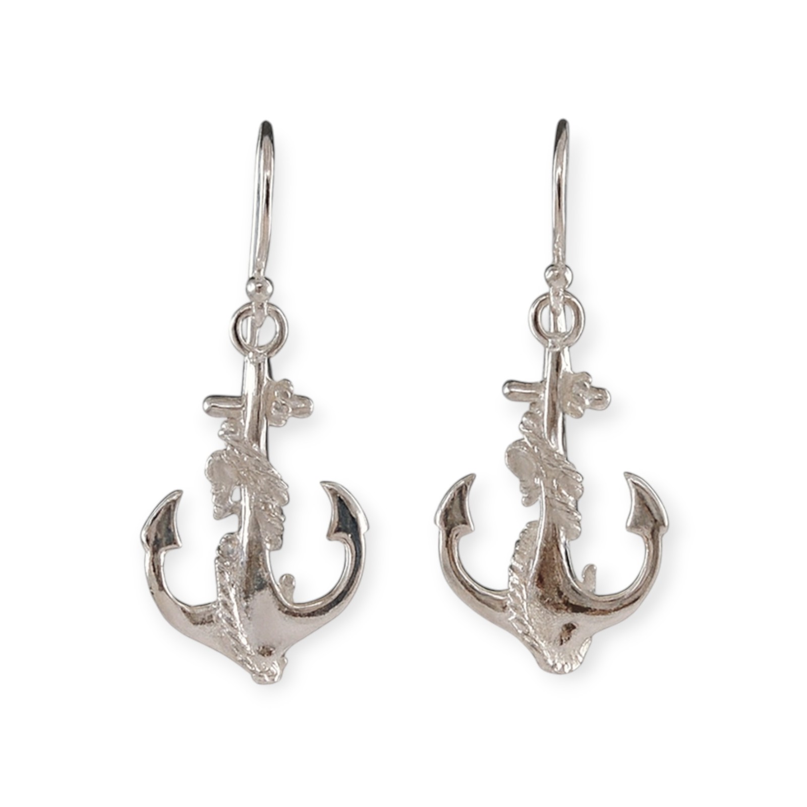 Maritimer Ohrstecker Anker Silber 925/- 22x13mm – (EP1898) – Bild 1