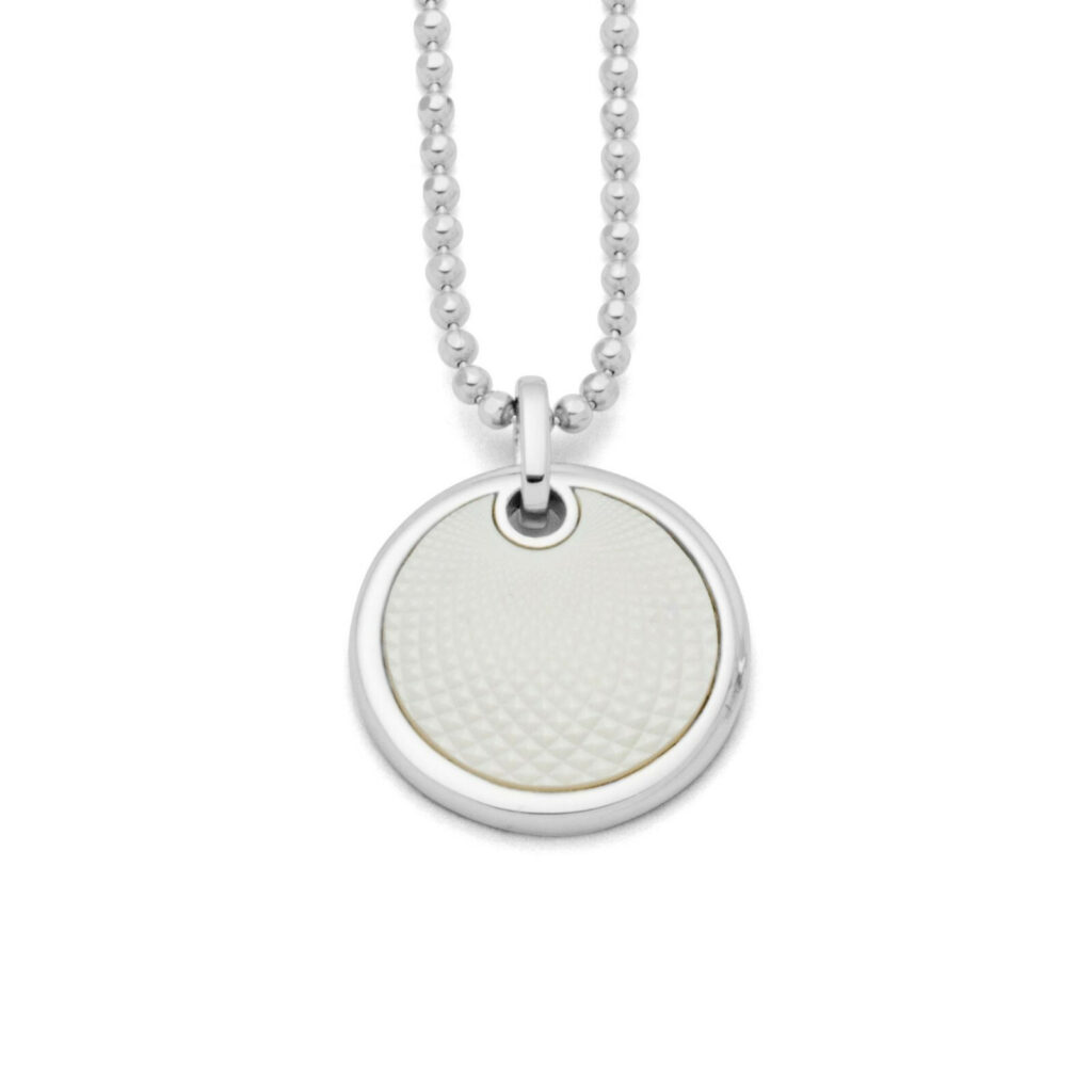 DUR Schmuck Anhänger WASSERSPIEL Perlmutt, Silber 925/- rhod (P3314)