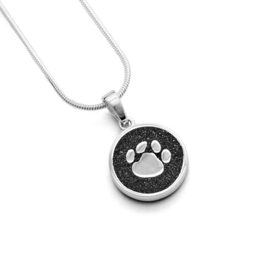 DUR Schmuck Anhänger 'Lucky Dog' Lavasand  Silber 925/- (P2940)