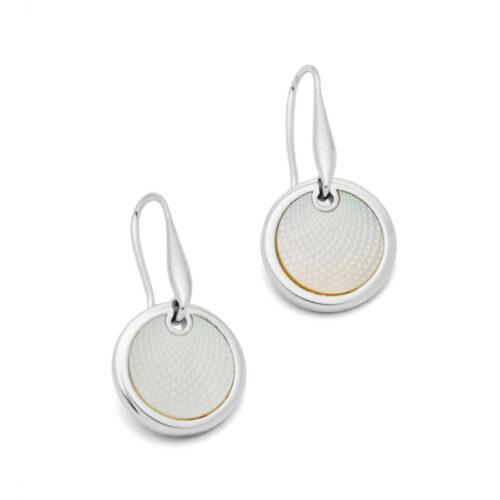 DUR Schmuck Ohrhänger WASSERSPIEL Perlmutt, Silber 925/-. rhod (O5026)