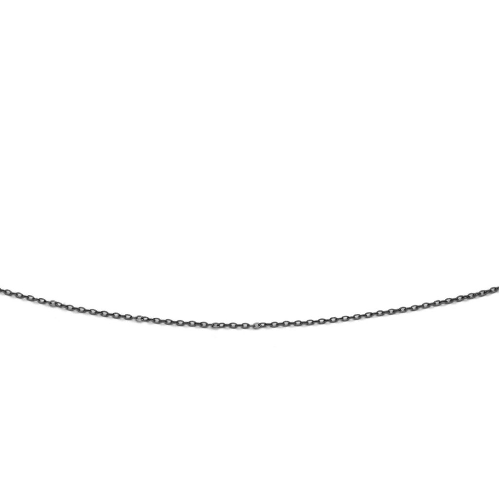 DUR Schmuck geschliffene Ankerkette Silber 925/- anlaufgeschützt 40+5cm (K2342)