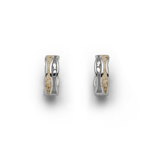 DUR Schmuck Creole FISCHSCHWARM Strandsand, Silber 925/- rhodiniert (O5334)