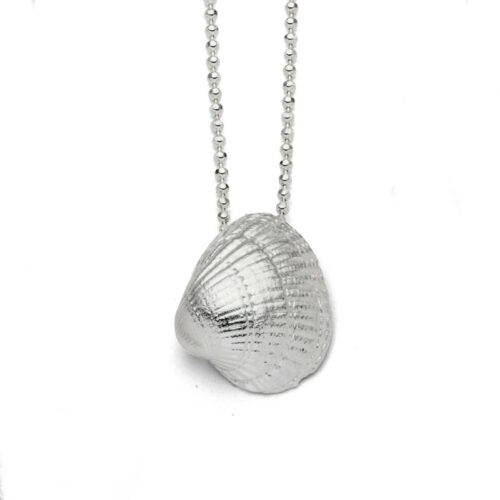 DUR Schmuck Anhänger Herzmuschel Silber 925/- (P3043)