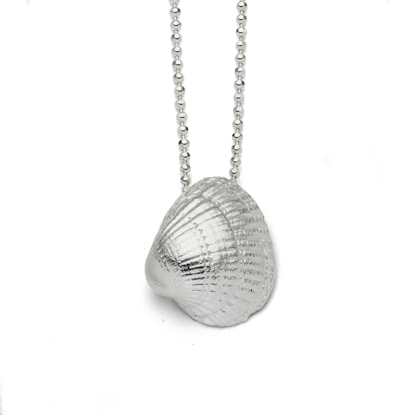 DUR Schmuck Anhänger Herzmuschel Silber 925/- (P3043) – Bild 1