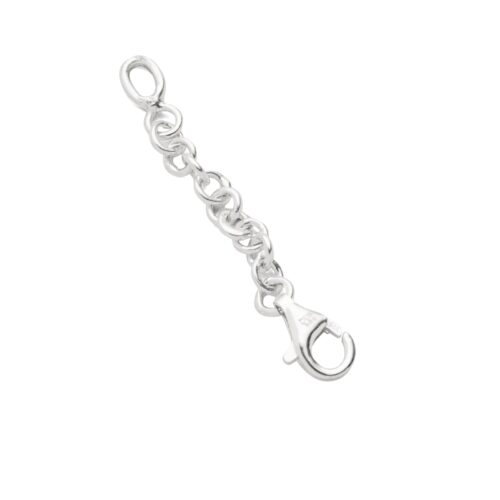 DUR Schmuck Verlängerungskette für Ketten und Armbänder Silber 925/- 3cm (F332)
