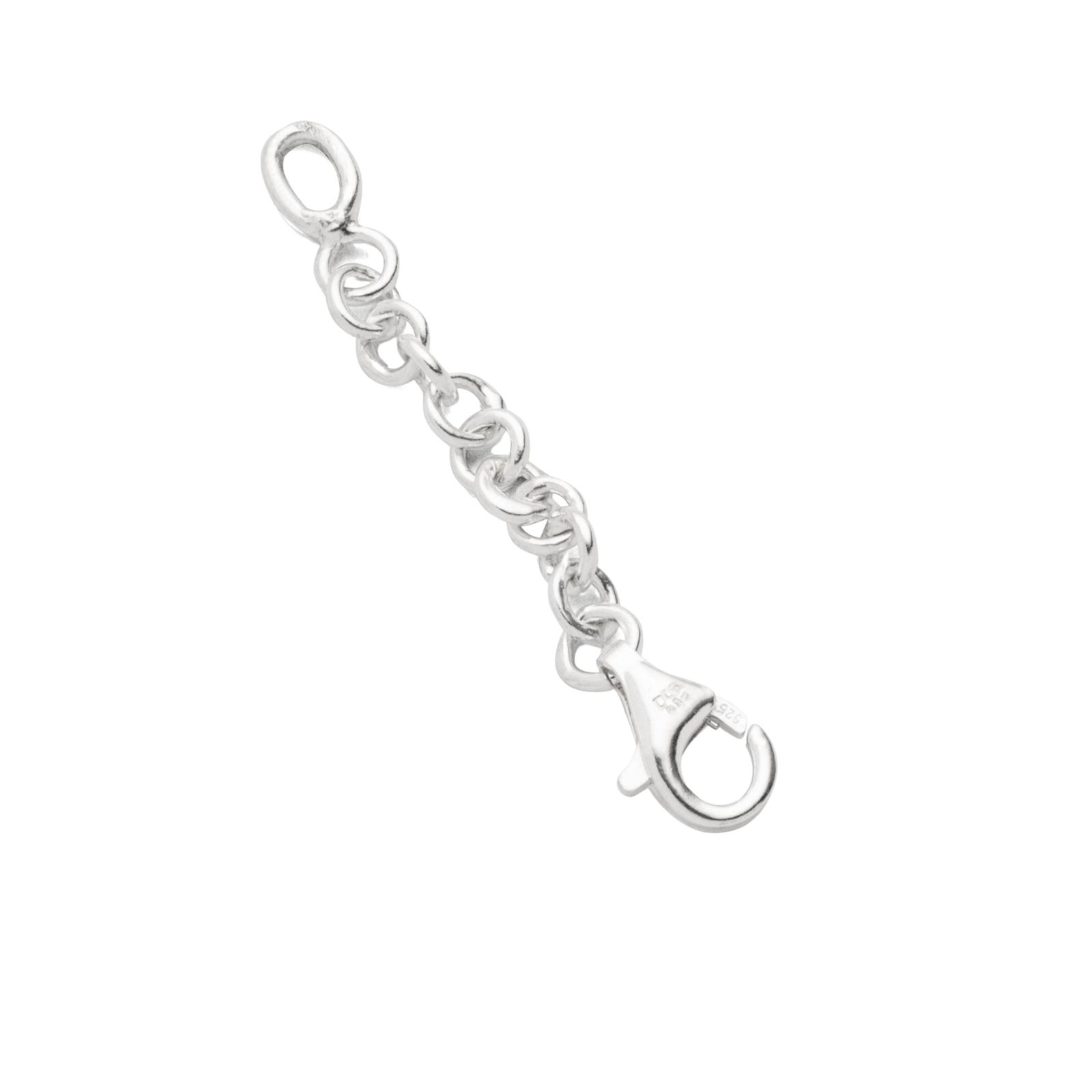 DUR Schmuck Verlängerungskette für Ketten und Armbänder Silber 925/- 3cm (F332) – Bild 1