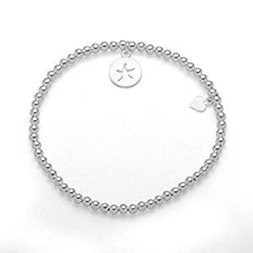 DUR Schmuck Kugelarmband SEESTERN Silber 925/- ca. 19,5cm (A1567) dehnbar !