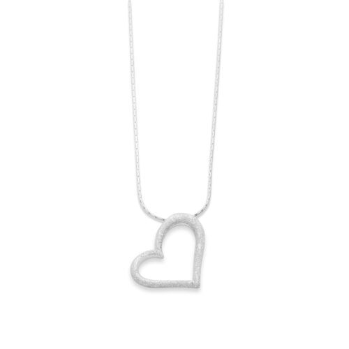 DUR Schmuck Kette FROZEN HEART, Silber 925/- 42cm (K2287)