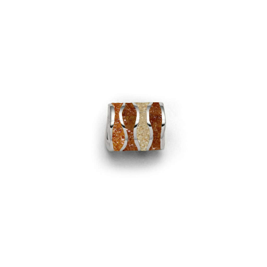 DUR Schmuck Bead BERNSTEINWELLE 2.0 Bernstein, Silber 925/- rhodiniert (P3845)