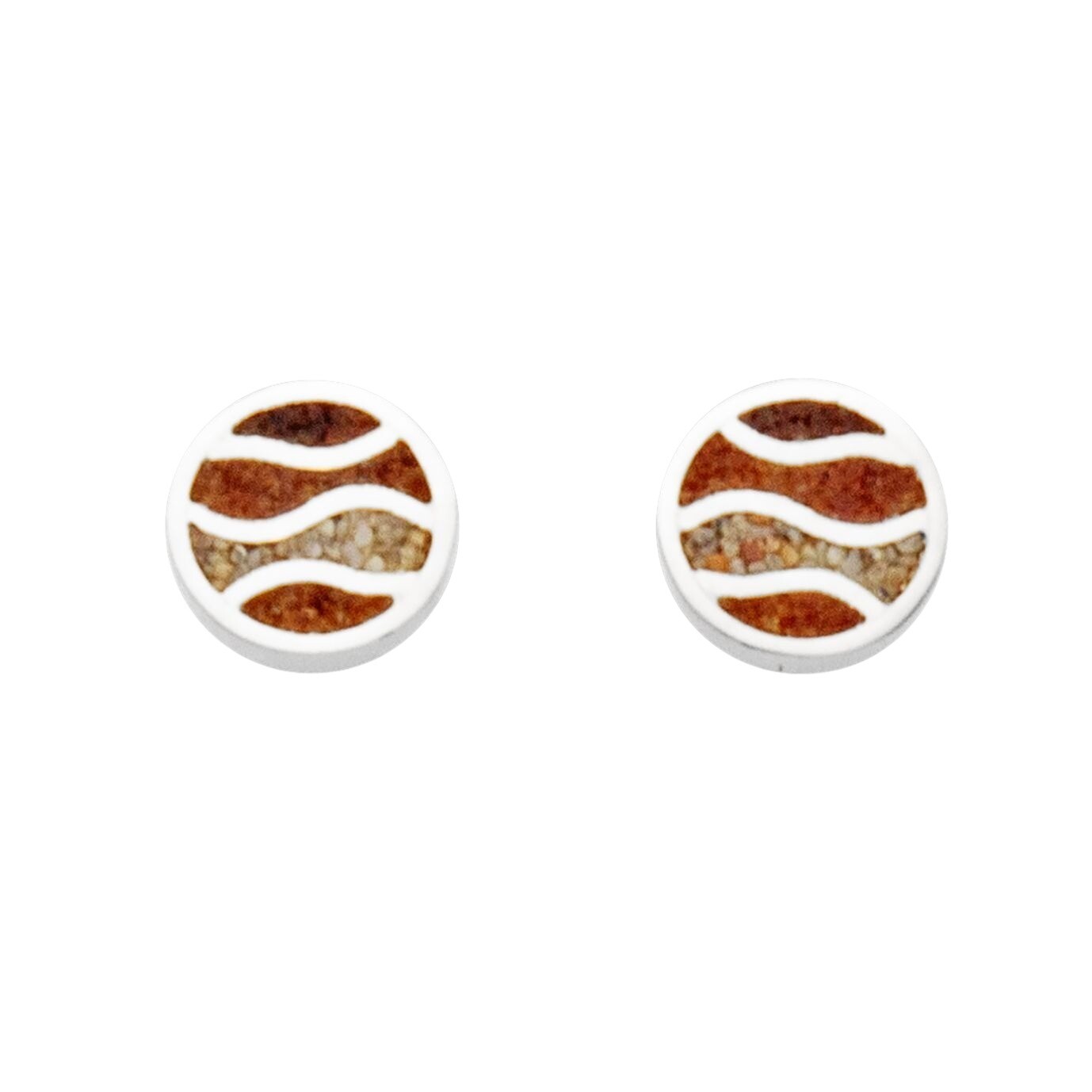DUR Schmuck Ohrring STRANDLUST Strandsand, Bernstein Silber 925/- rhod. (O5141) – Bild 1