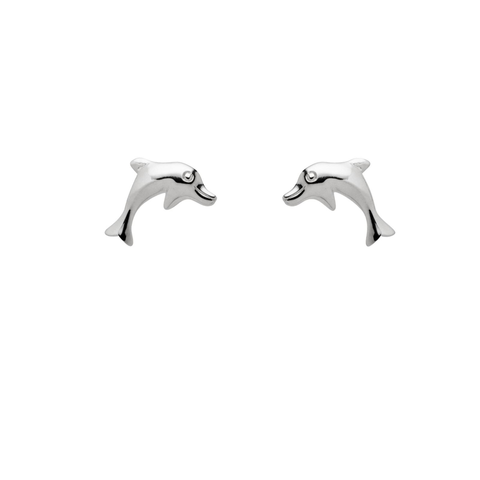 DUR Schmuck Ohrstecker DELFIN Silber 925/- (S1491) – Bild 1
