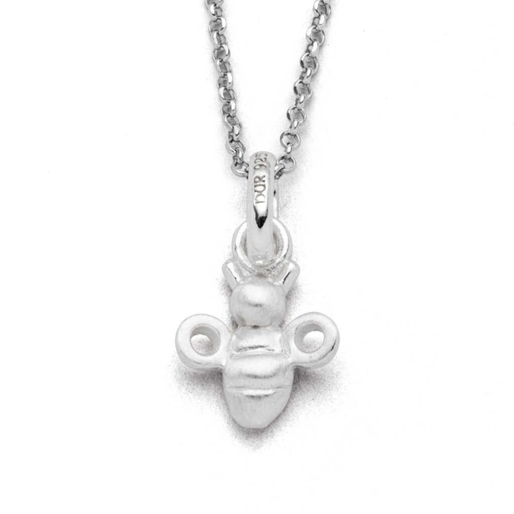 DUR Schmuck Anhänger BIENE Silber 925/- anlaufgeschützt ( P4114 )