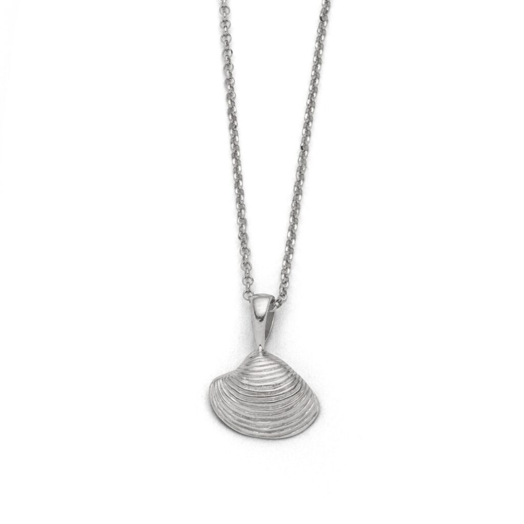 DUR Kette Muschel 2.0 Silber 925/- rhodiniert 45cm (K2975) Erbskette