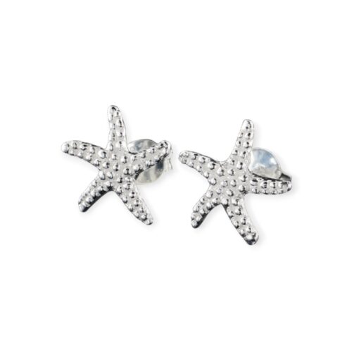 Maritimer Ohrstecker SEESTERN, Silber 925/- 10mm (EP2627)