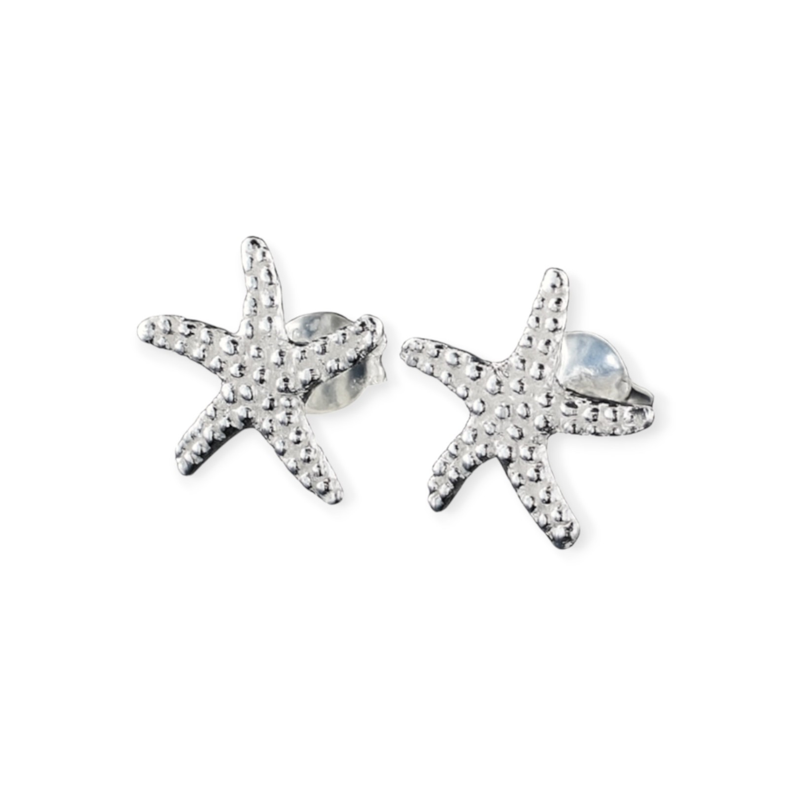 Maritimer Ohrstecker SEESTERN, Silber 925/- 10mm (EP2627) – Bild 1