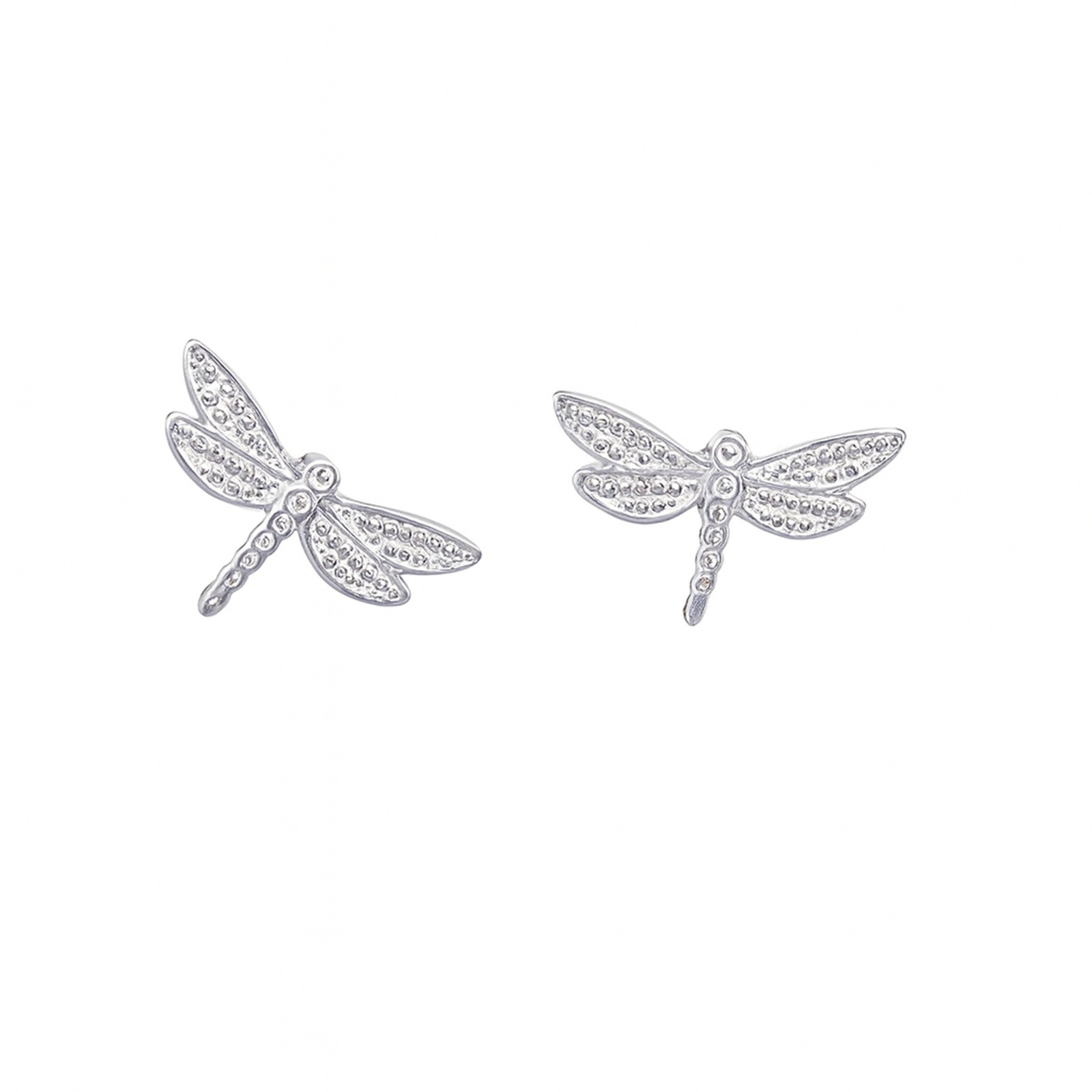 Maritimer Ohrstecker Libelle Silber 925/- 11mm (EP2692) – Bild 1