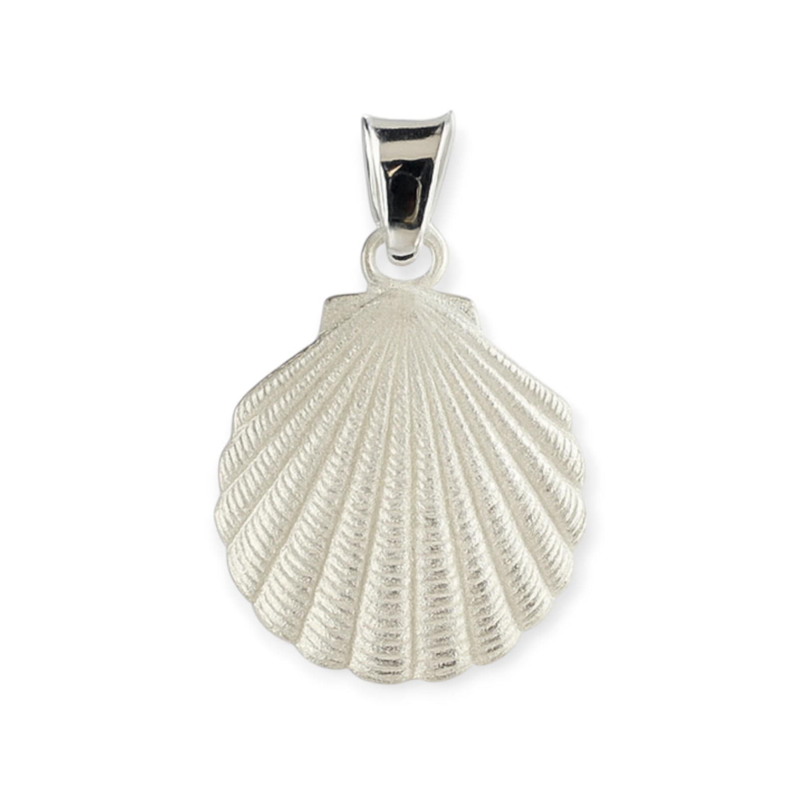 Maritimer Anhänger Muschel Silber 925/- 17mm (PP3209) – Bild 1