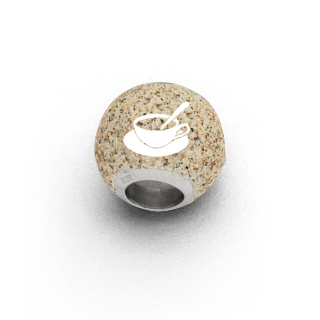 DUR Schmuck Bead OSTFRIESLAND Silber 925/- rhodiniert (P3549) Wechselperle