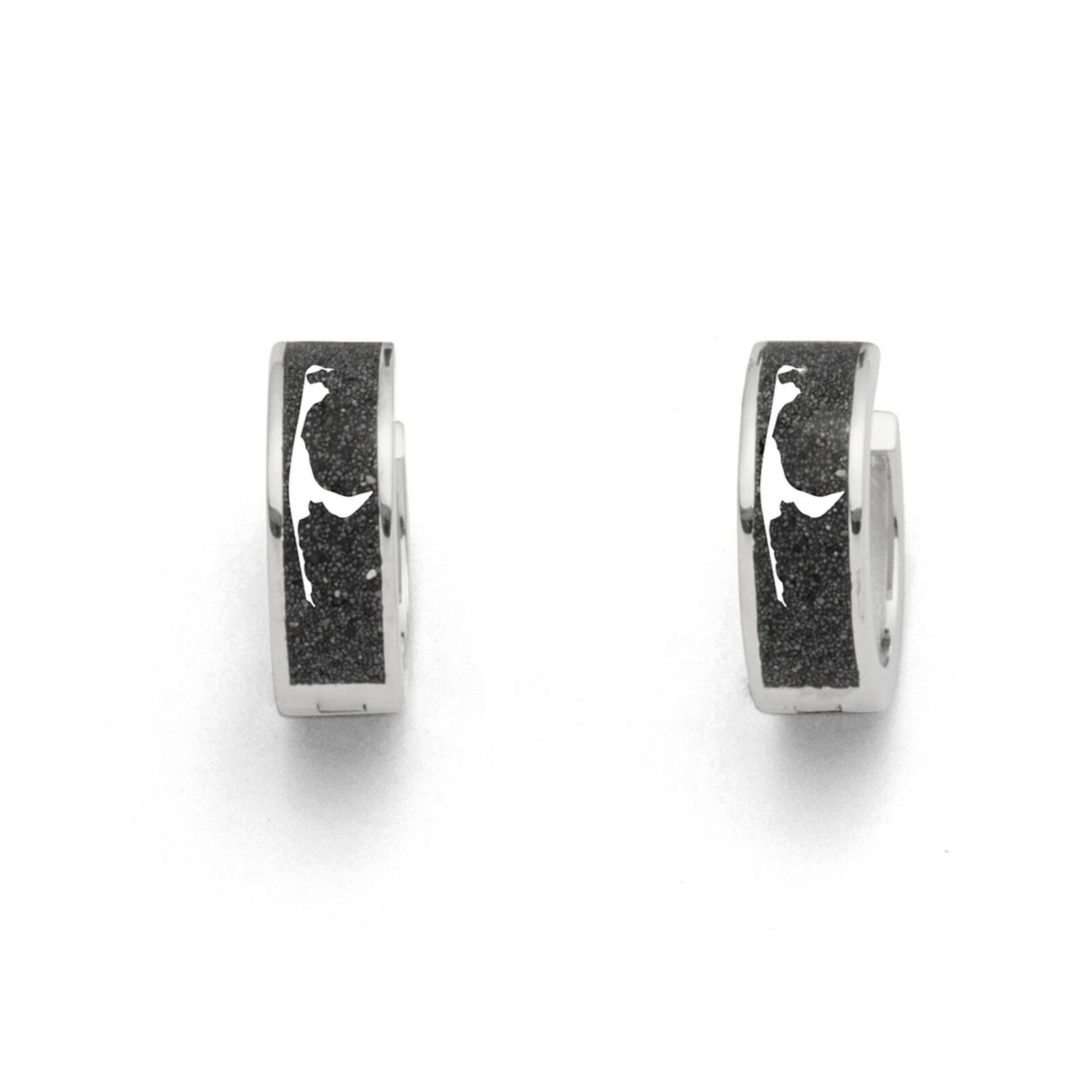 DUR Schmuck Creole SYLT, Lavasand, Silber 925/-rhodiniert (O5082) – Bild 1