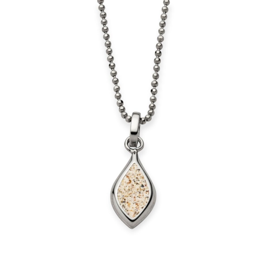 DUR Anhänger LUNEA, Strandsand, Silber 925/- rhodiniert (P4950)