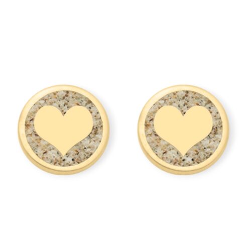 DUR Schmuck Ohrring HERZ Silber 925/- vergoldet (O5711)