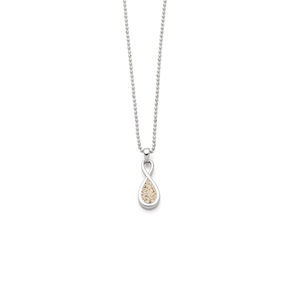 DUR Kette FOREVER I, Strandsand, Silber 925/- rhodiniert 42cm (K2928)