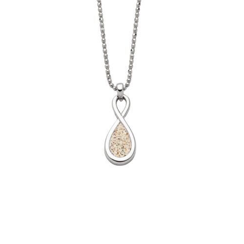 DUR Kette FOREVER II, Strandsand, Silber 925/- rhodiniert 45cm (K2930)