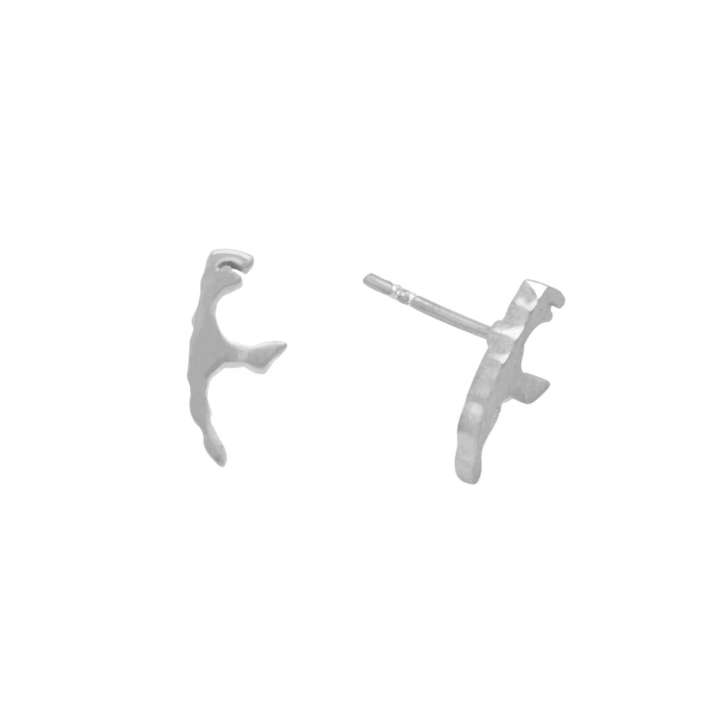 DUR Schmuck Ohrstecker SYLT, Silber 925/- rhod. (O5396)