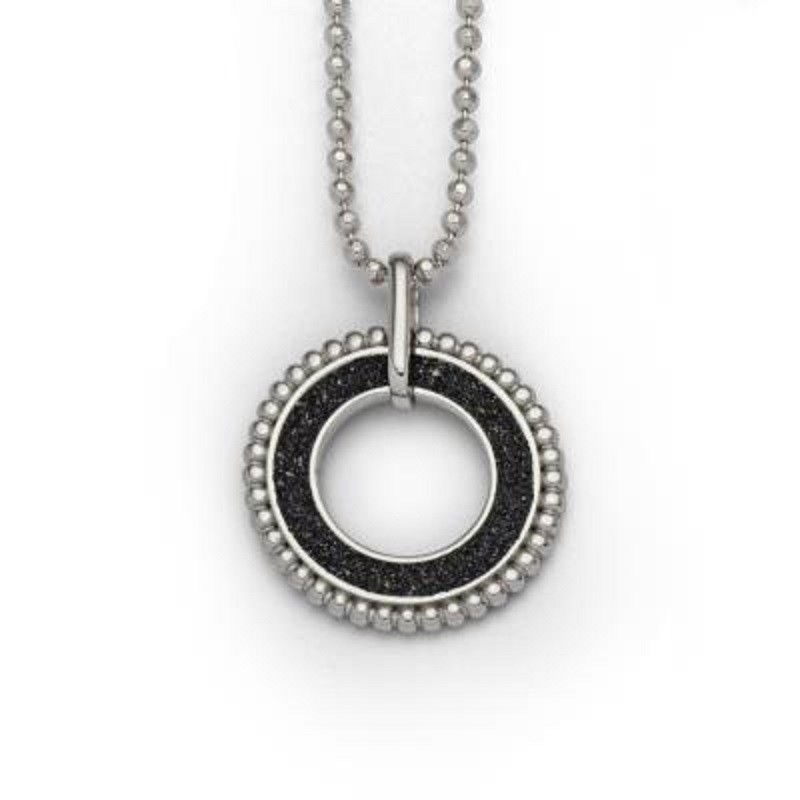DUR Schmuck Anhänger JUPITER Lavasand Silber 925/- rhodiniert (P2999) – Bild 1