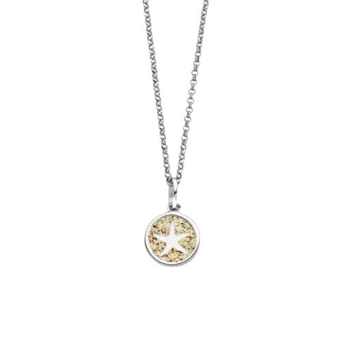 DUR Schmuck Kette TRAUM 2.0 Strandsand Silber 925/- rhodiniert 45cm (K2967)