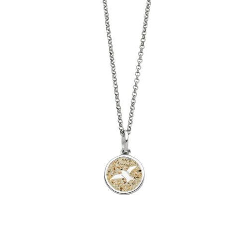 DUR Kette Freiheit 2.0 Strandsand Silber 925/- rhodiniert 42cm (K2671)