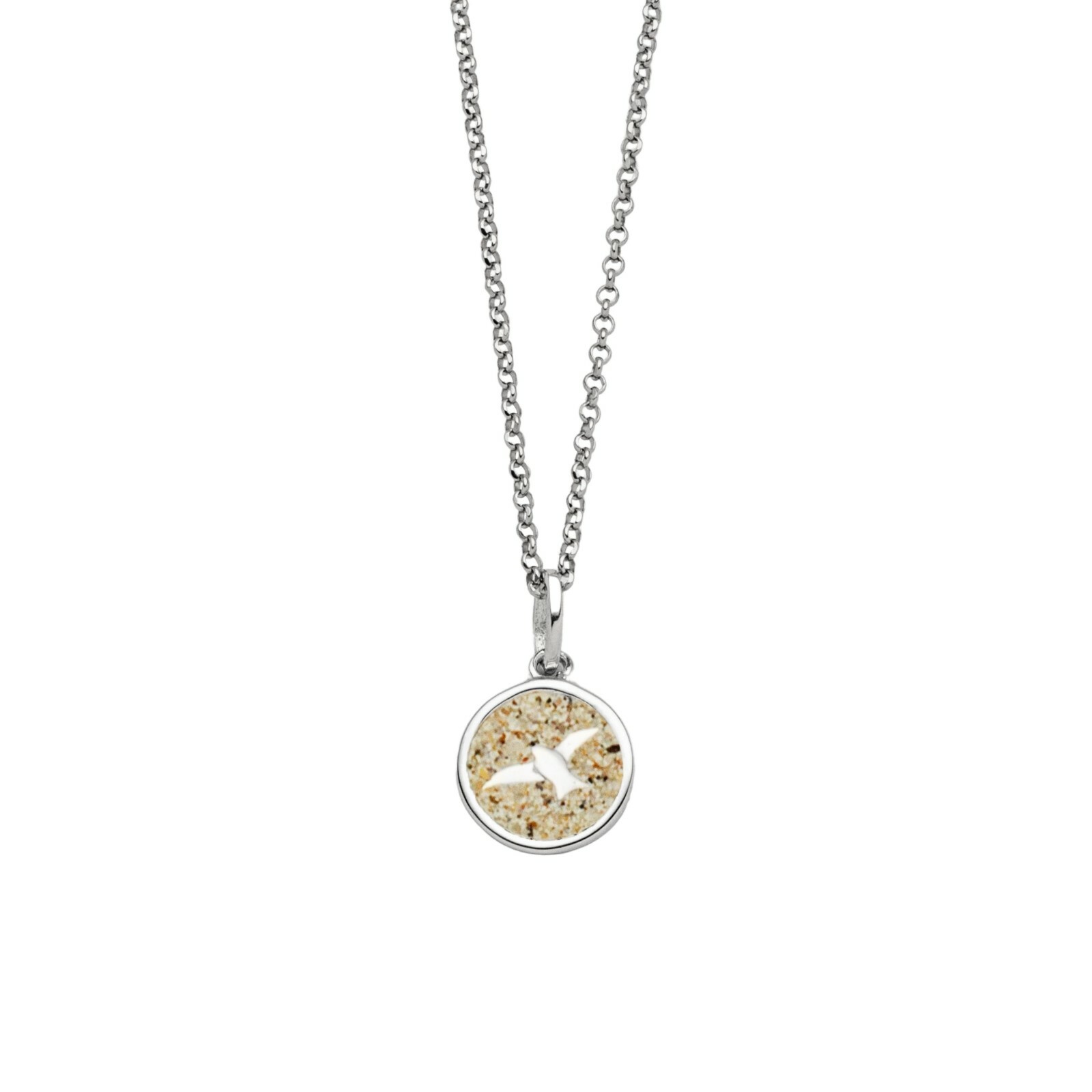 DUR Kette Freiheit 2.0 Strandsand Silber 925/- rhodiniert 42cm (K2671) – Bild 1