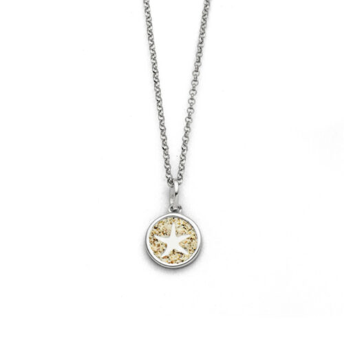 DUR Schmuck Kette TRAUM 2.0 Strandsand, Silber 925/- rhod. ca 42cm (K2669)