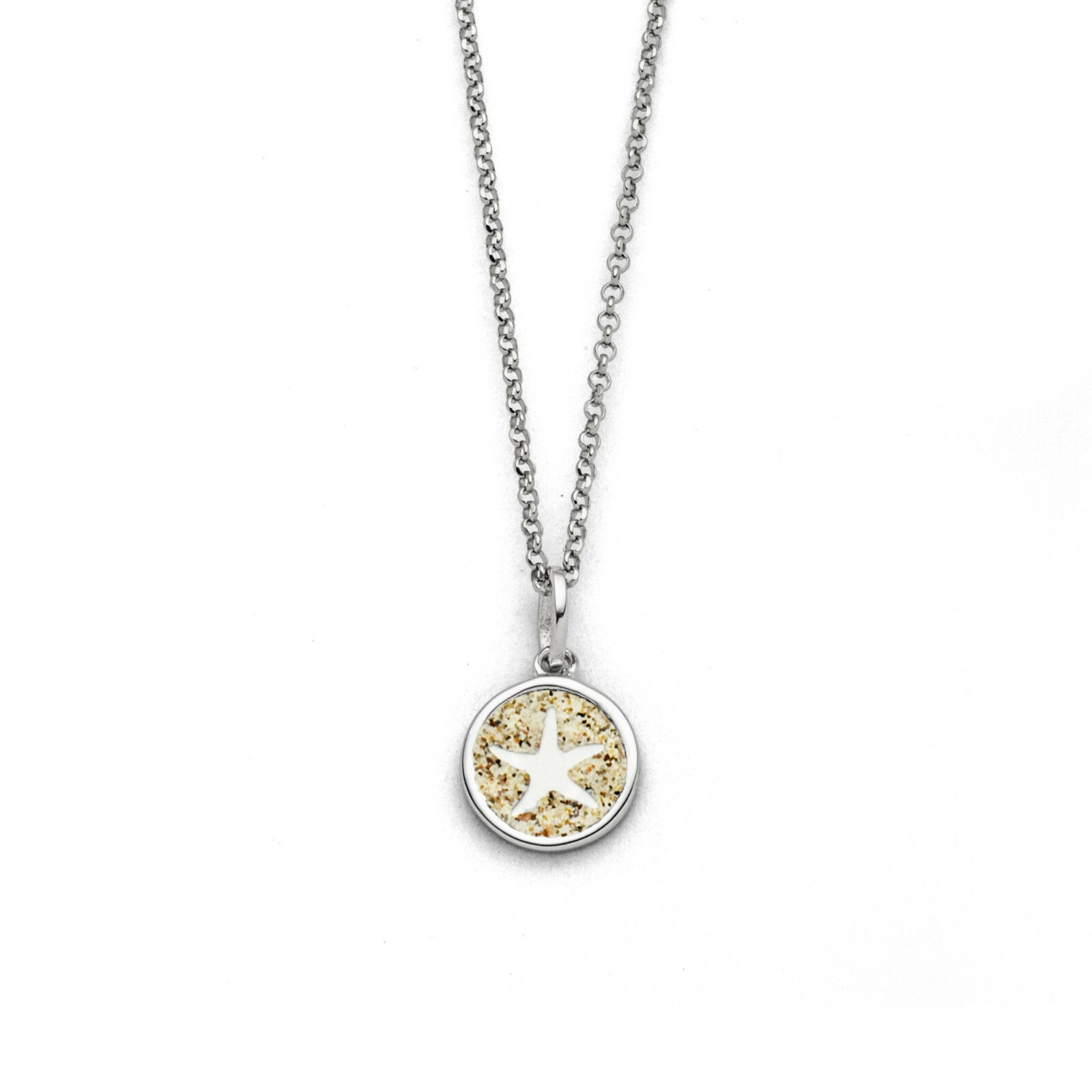 DUR Schmuck Kette TRAUM 2.0 Strandsand, Silber 925/- rhod. ca 42cm (K2669) – Bild 1
