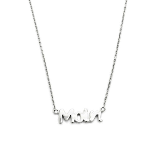 DUR Schmuck Kette MOIN Silber 925/- rhod. ca 41cm + 4,5cm  (K2468)