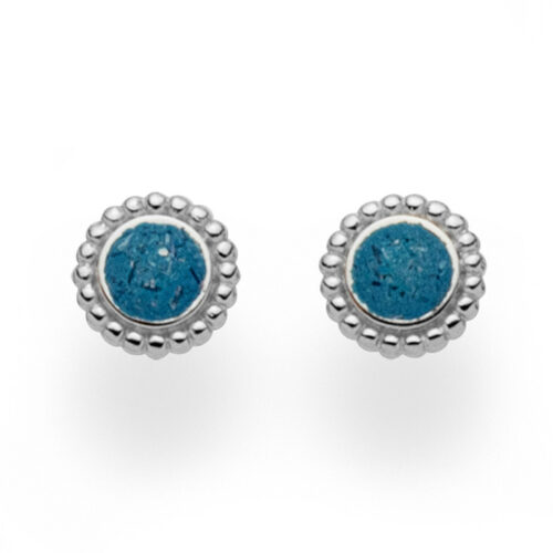 DUR Schmuck Ohrstecker STRANDZAUBER Kyanit blau Silber 925/- rhodiniert (O5119)