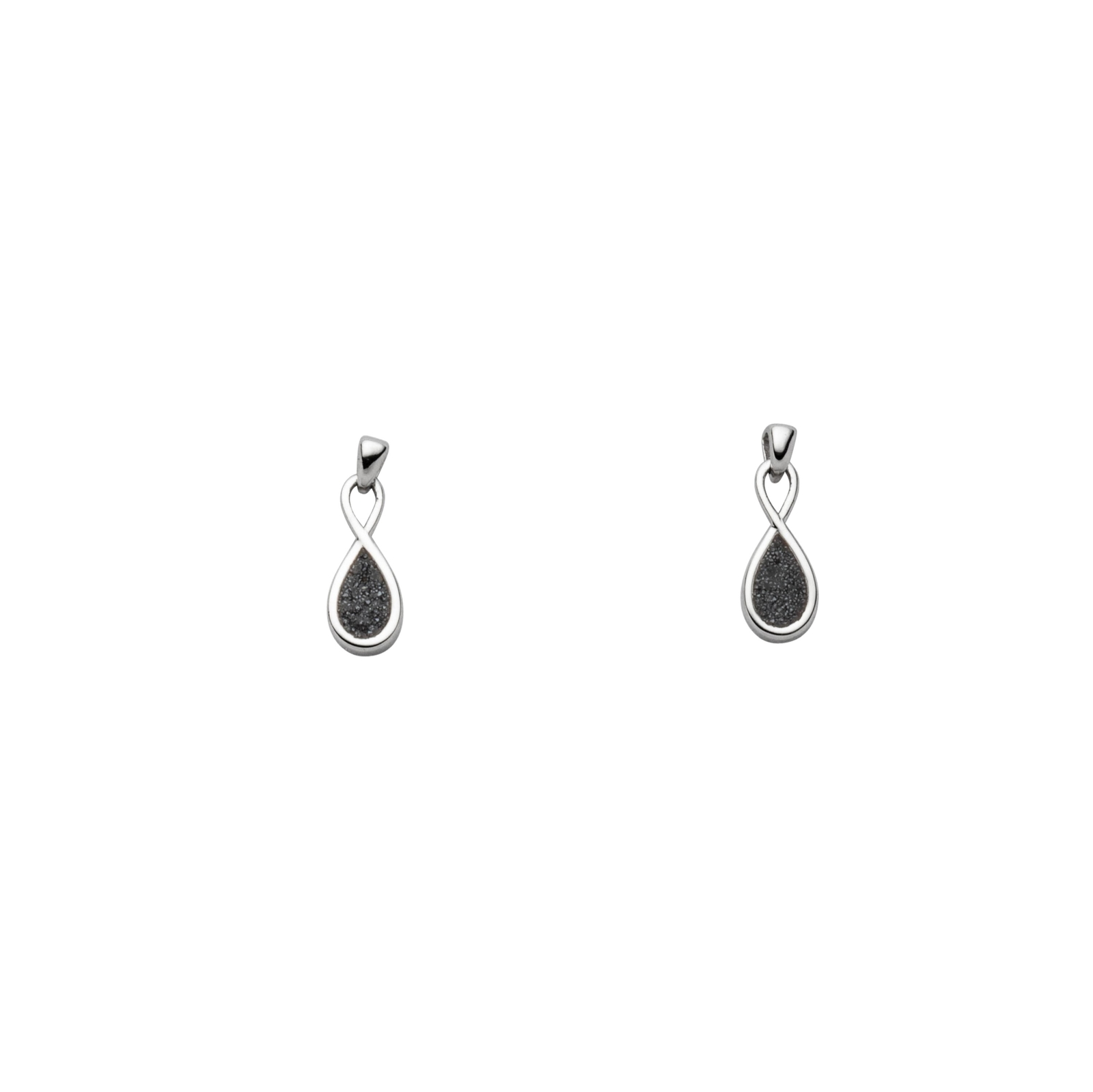 DUR Schmuck Ohrring FOREVER, Lavasand, Silber 925/- rhod. (O5551) – Bild 1