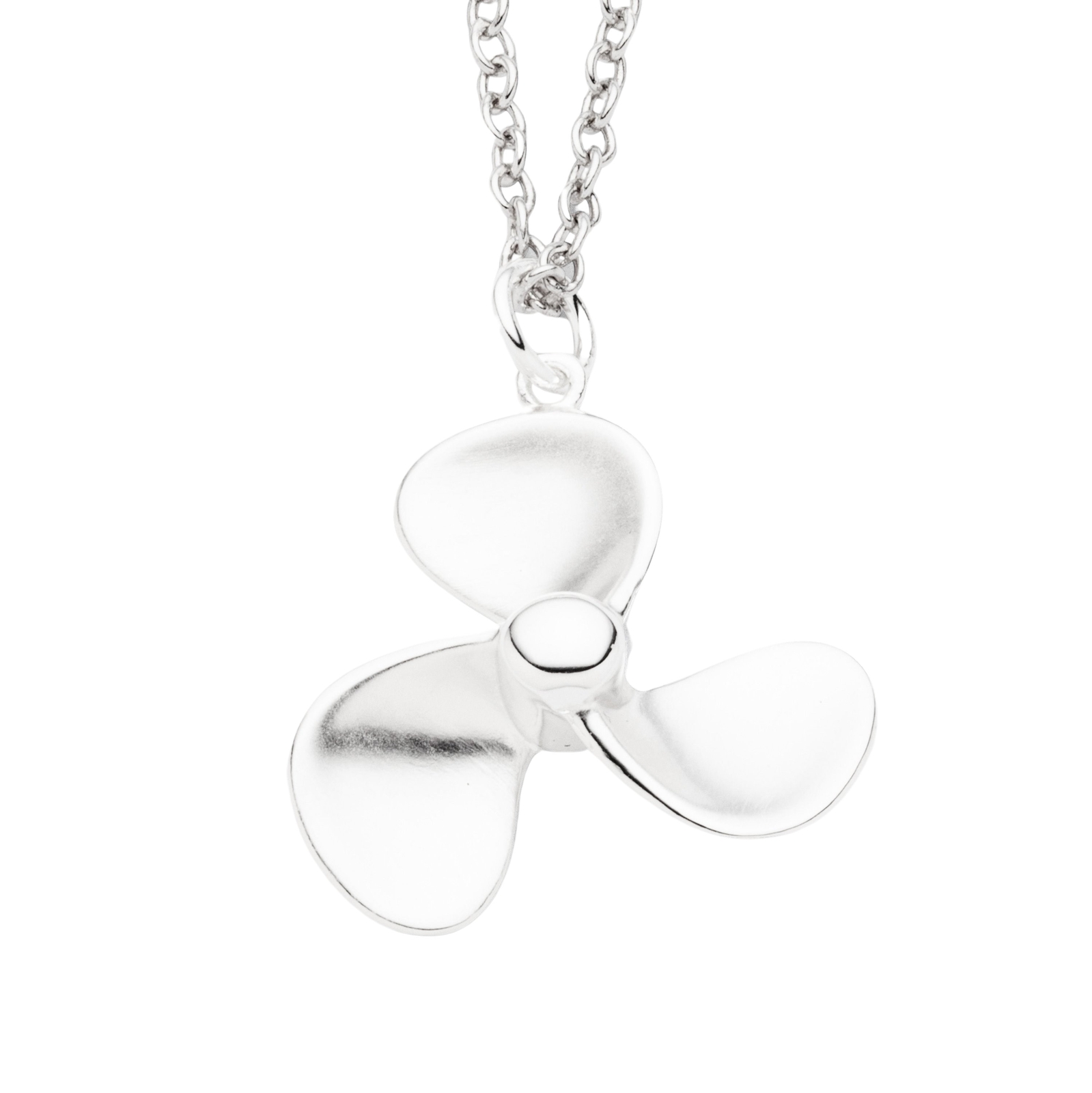 DUR Schmuck Anhänger SCHIFFSSCHRAUBE matt Silber 925/- poliert (P4513) – Bild 1