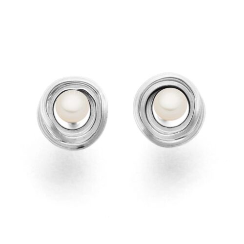 DUR Schmuck Ohrstecker PERLENTANZ Perle, Silber 925/-  (O5058)