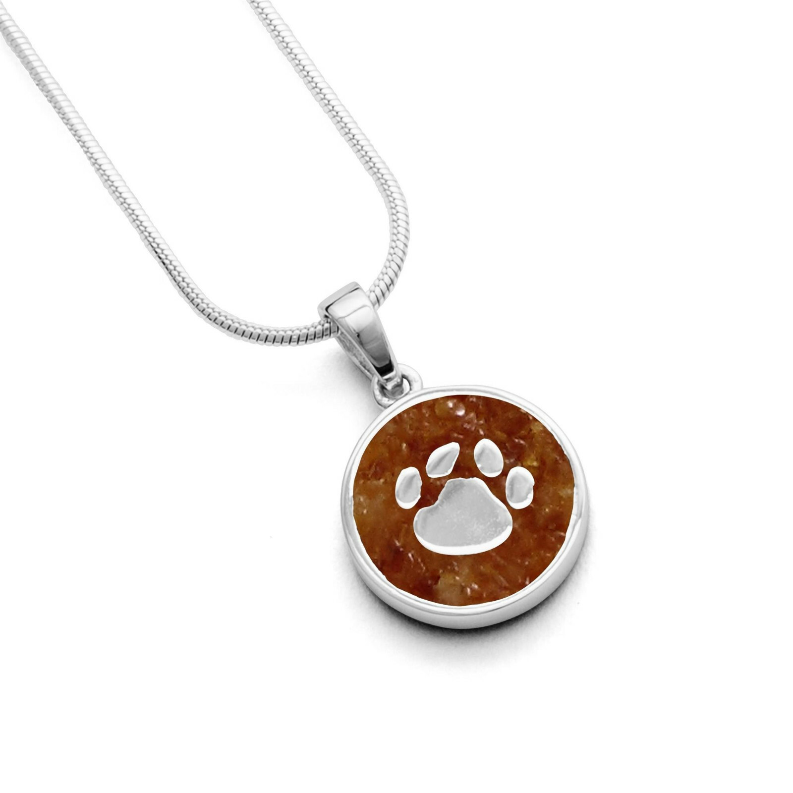 DUR Schmuck Anhänger LUCKY DOG Bernstein, Silber 925/- rhodiniert (P3514) – Bild 1