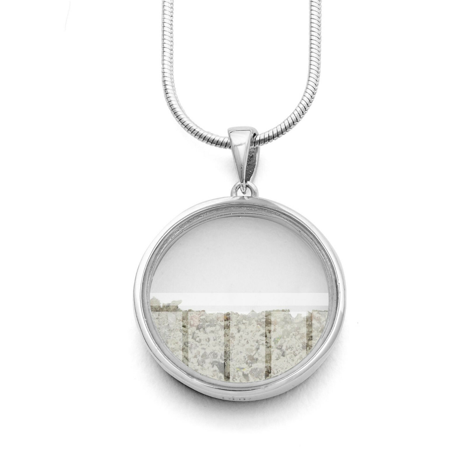 DUR Schmuck Anhänger BERLINER MAUER Silber 925/- rhod. mit Mauersteinen (P3606) – Bild 1