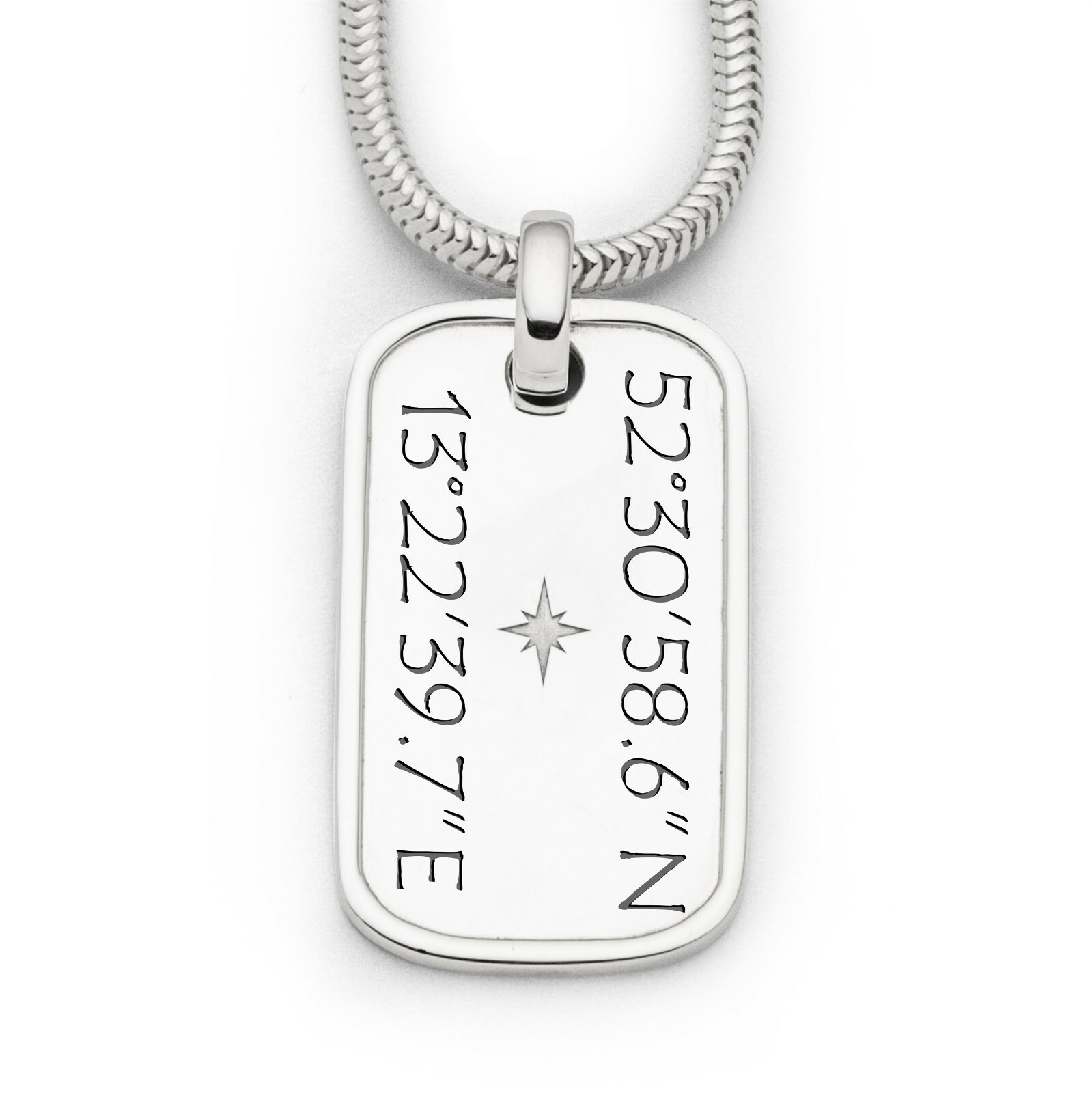 DUR Schmuck UNISEX Anhänger BERLIN Silber 925/- (P4097) Ort Brandenburger Tor – Bild 1