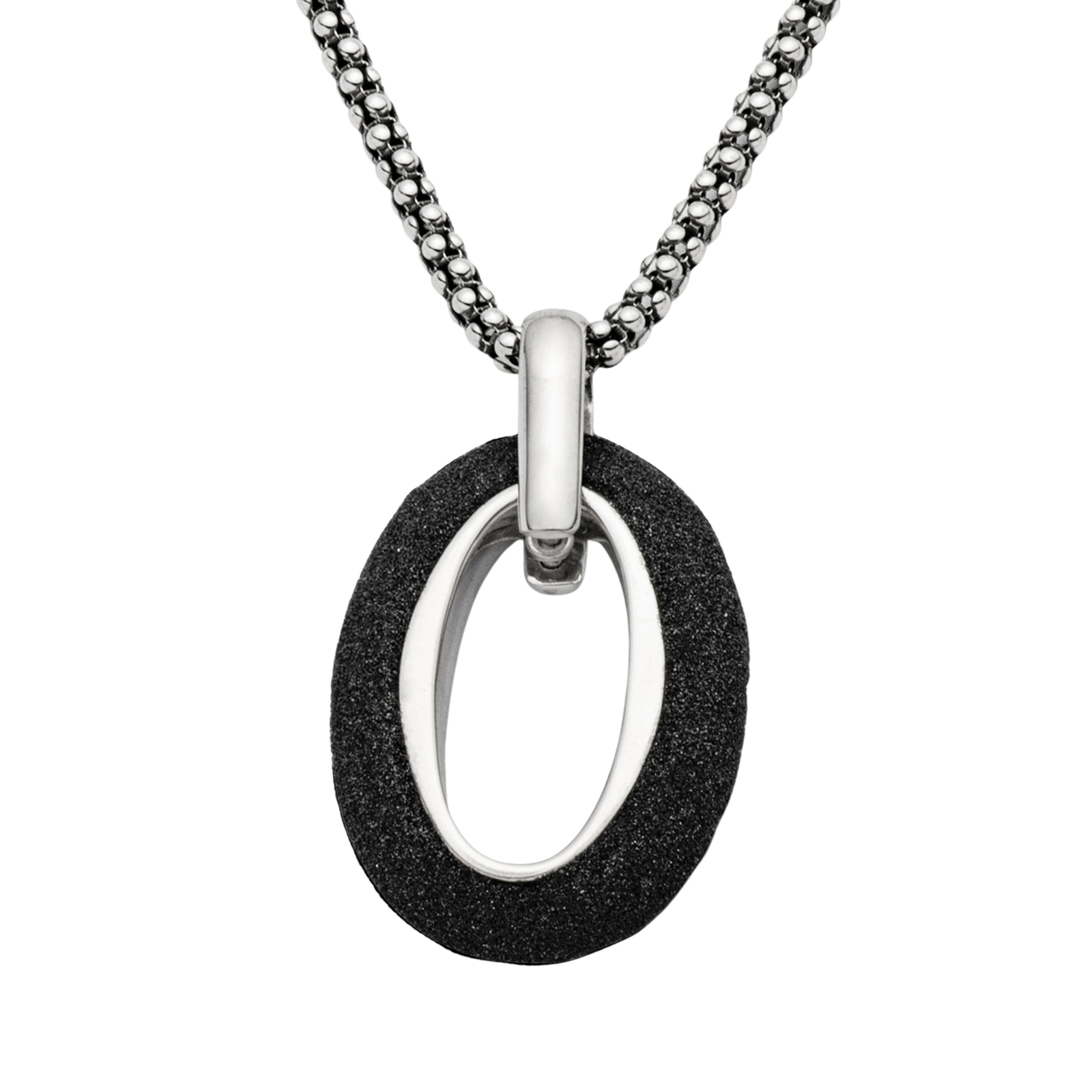 DUR Schmuck Anhänger Sandvenus, Lavasand, Silber 925/- rhodiniert P3577 – Bild 1