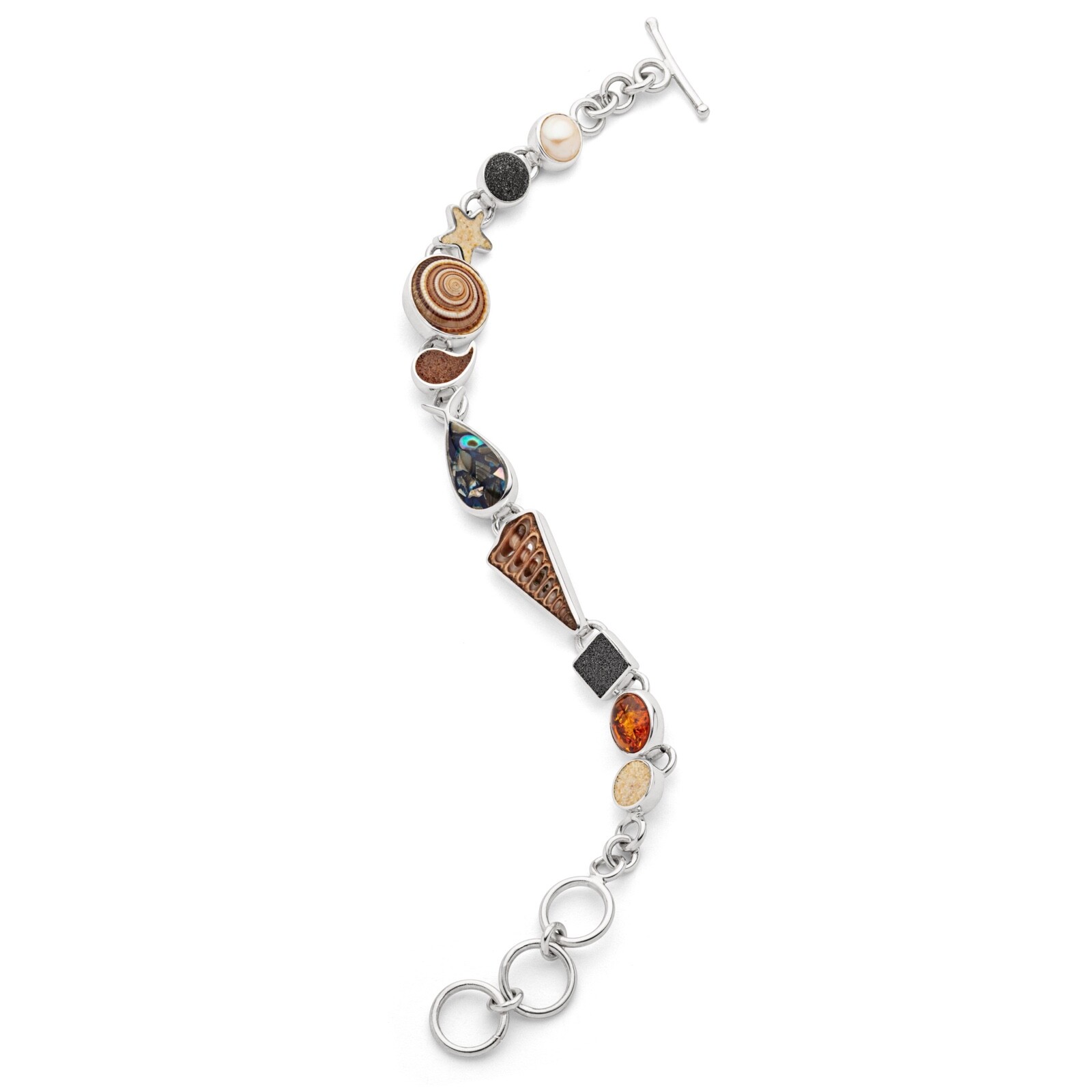 DUR Armband STRANDRAUSCH 3.0 Silber 925/- ca.16cm + 3cm Verlängerung (A1750) – Bild 1